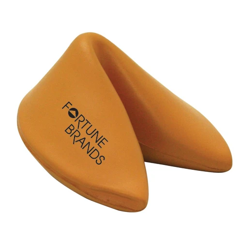 Promotional Fortune Cookie Squeezie Stress Reliever