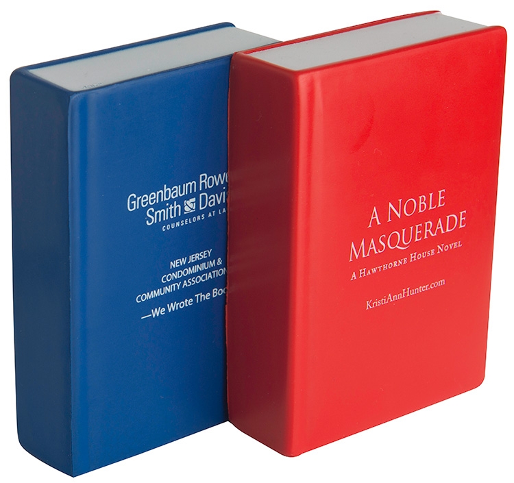 Promotional Book Shaped Stress Reliever