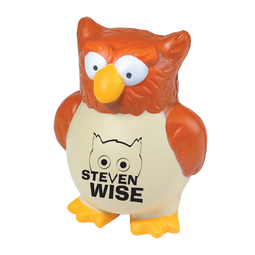 Promotional Owl Stress Reliever