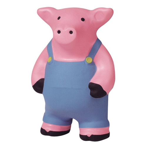Promotional Farmer Pig Stress Reliever