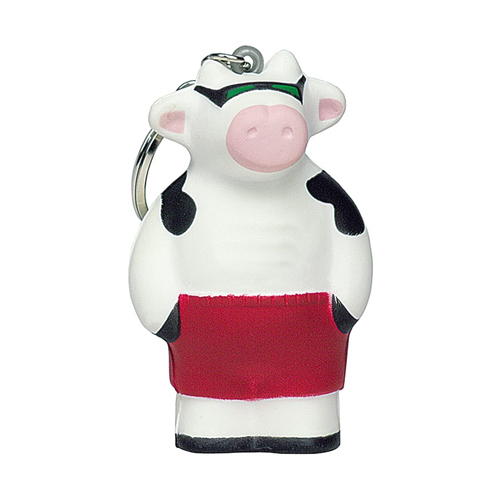 Promotional Cool Beach Cow Squeezie Keyring