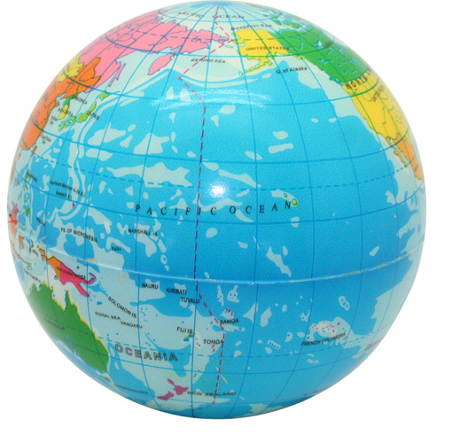 Promotional Printed Globe PU Ball 3