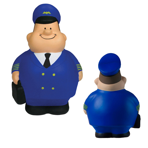 Promotional Airline Pilot Bert Stress Reliever