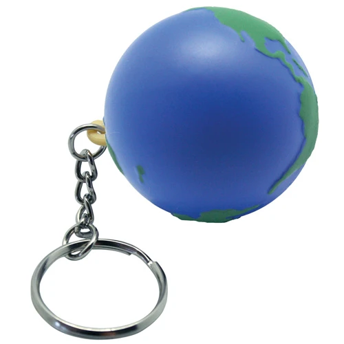 Promotional Earth Stress Reliever Keychain