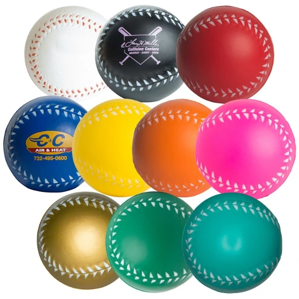 Promotional Baseball Squeezie Stress Reliever