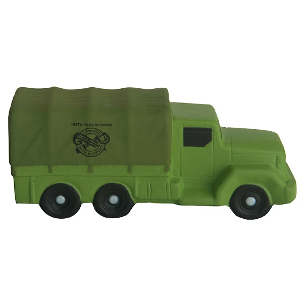 Promotional Military Transport Truck Squeezies Stress Reliever