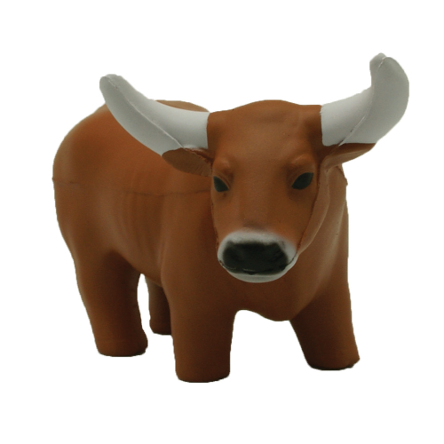Promotional Long Horn Cow Stress Ball