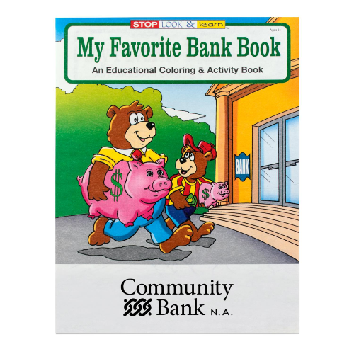 Promotional My Favorite Bank Coloring Book