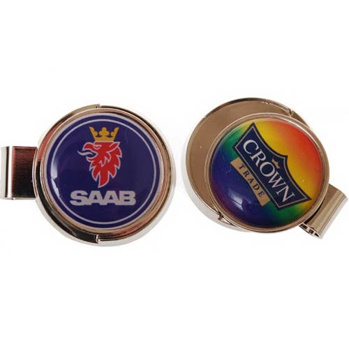Promotional Hat Clip with Domed Marker