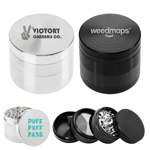 Promotional Zinc Tobacco Herb and Spices Grinder