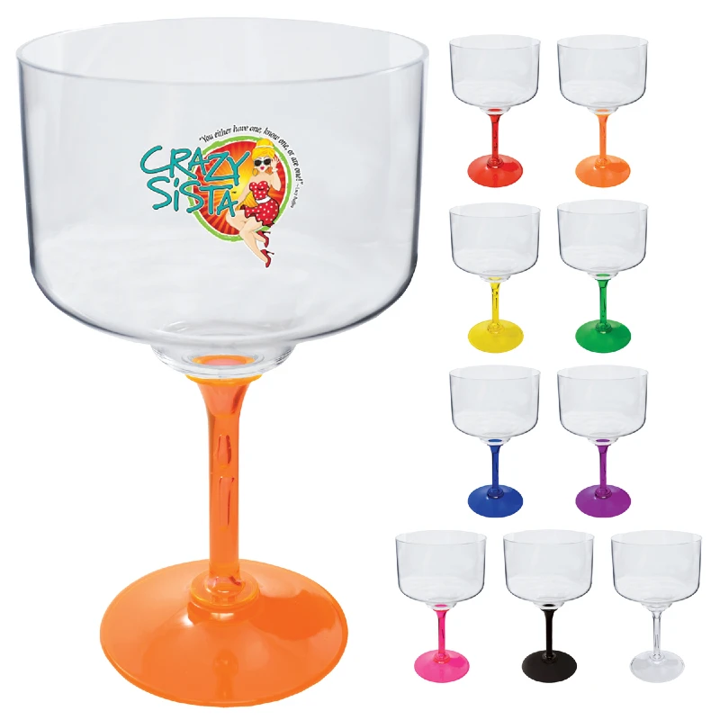 Promotional Standard Stem Acrylic Margarita Glass - 18 oz.