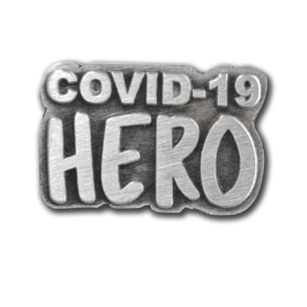 Promotional Covid-19 Hero Pin