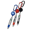 4-Color Pen with Retractor and Carabiner 4-Color Pen with Retractor and Carabiner