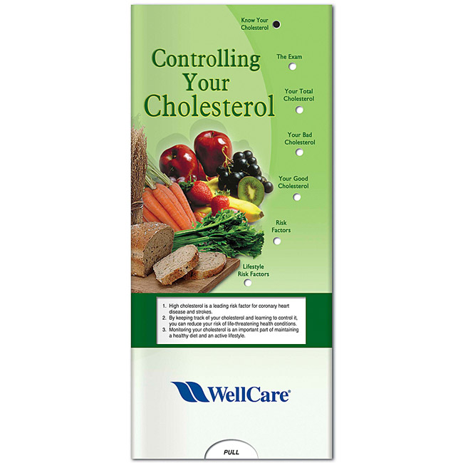 Promotional Controlling Cholesterol Pocket Slider