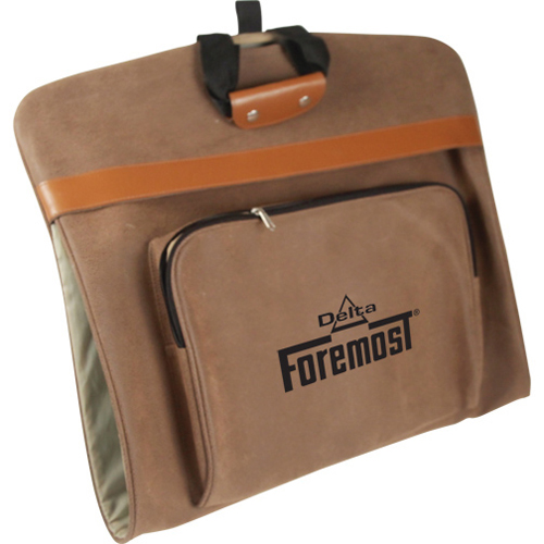 Promotional Embossed Suede-Like Garment Bag - Embroidered