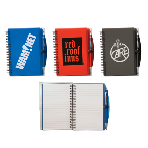 Promotional All-in-One Eco Journal with pen & Recycled Paper 