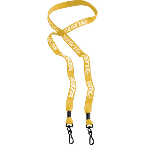 Promotional Knitted Cotton 2 Swivel J-Hook Badge Lanyard 1/2 Inch
