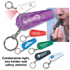  Light Up Key Tag with Whistle 
