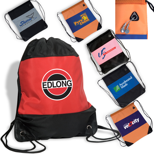 Promotional Microfiber String Backpack