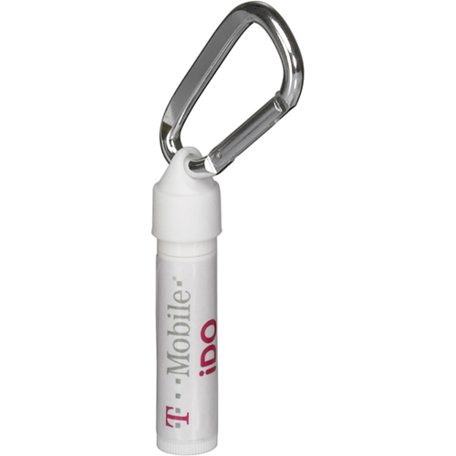 Promotional Natural Lip Balm with Carabiner