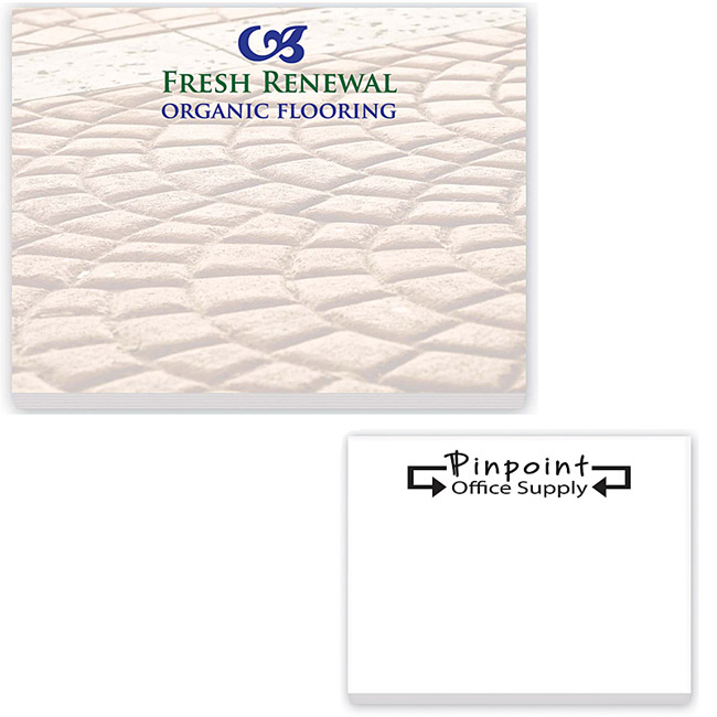 Promotional Stick-To-Notes Adhesive Pad 25 Sheets- 4