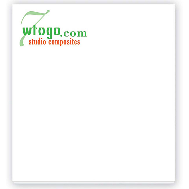 Promotional Stick-To-It Notes Adhesive Pad 50 Sheets - 2-3/4