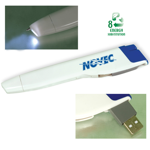 Promotional USB Rechargeable Light with Pen