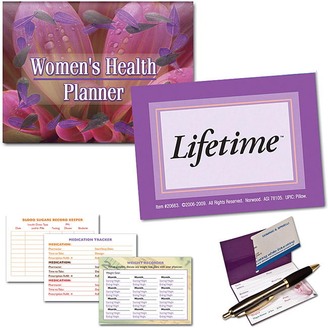 Promotional Womens Health Planner