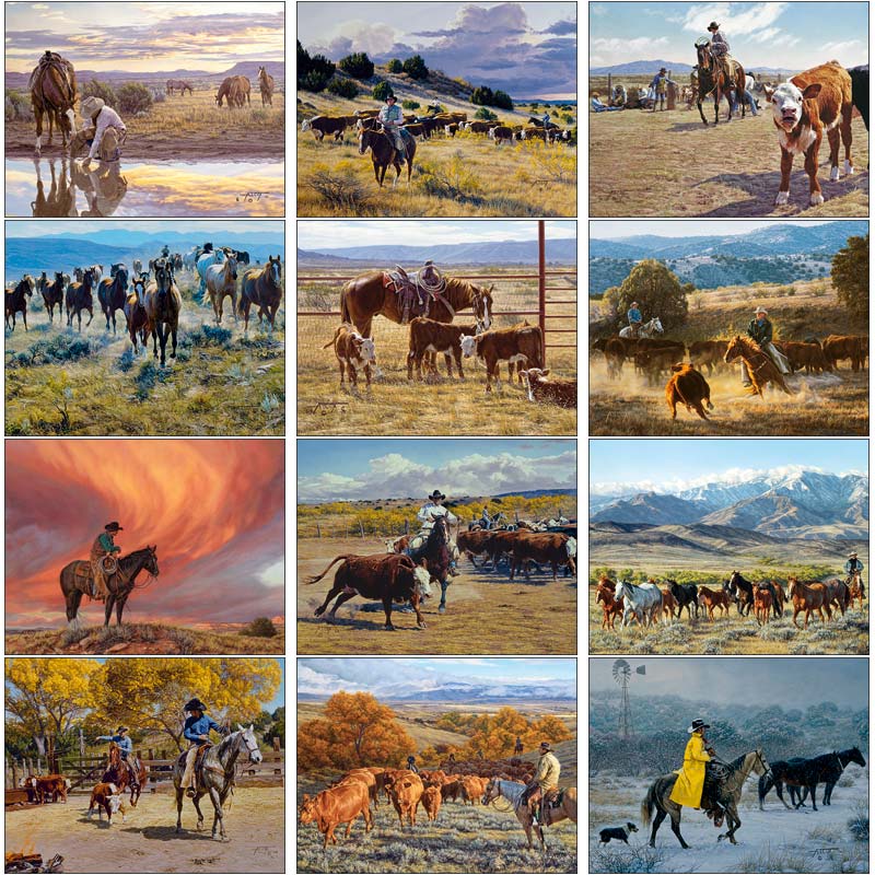 Promotional American West Wall Calendar