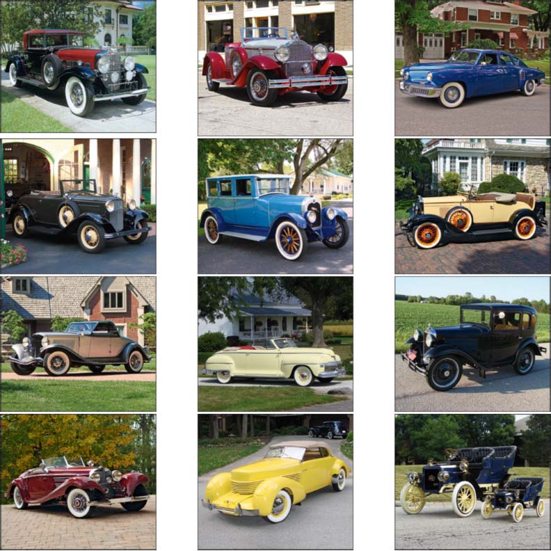 Promotional Antique Autos Wall Calendar