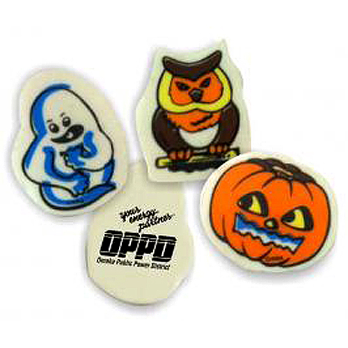 Promotional Assorted Halloween Erasers