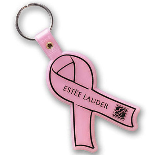 Promotional Awareness Ribbon Flexible Keytag