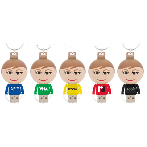 Promotional Ball USB People-Female