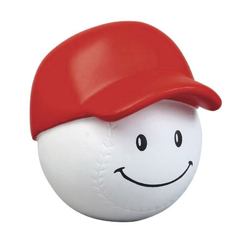 Promotional Baseball Mad Cap Stress Reliever