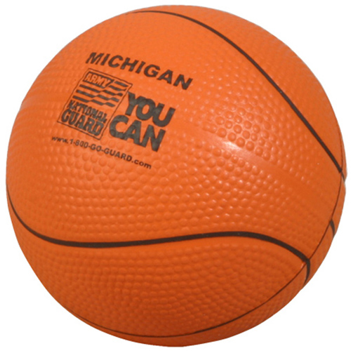 Promotional Basketball Stress Toy