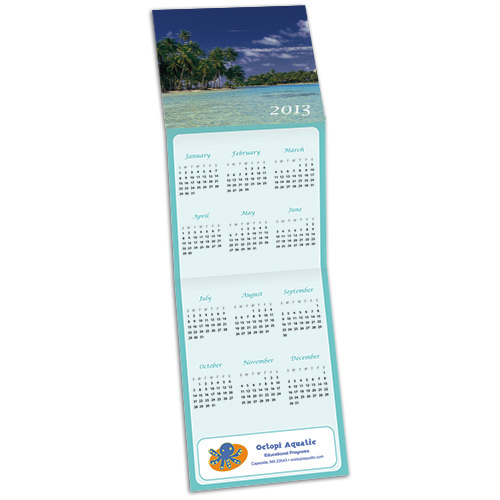 Promotional Beach Trifold Calendar
