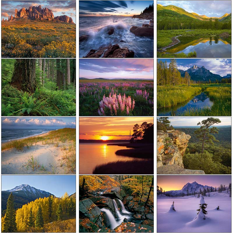 Promotional Beautiful America Calendar
