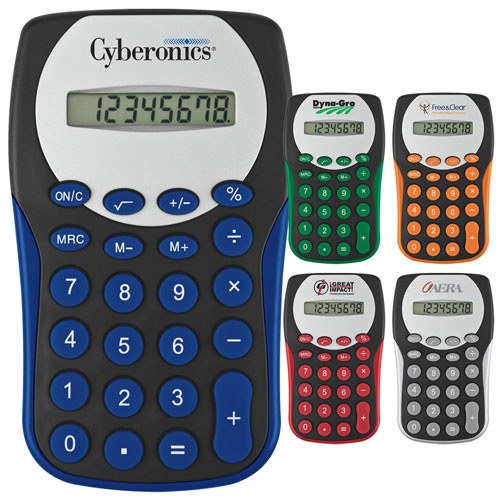 Promotional Black Magic Slim Calculator