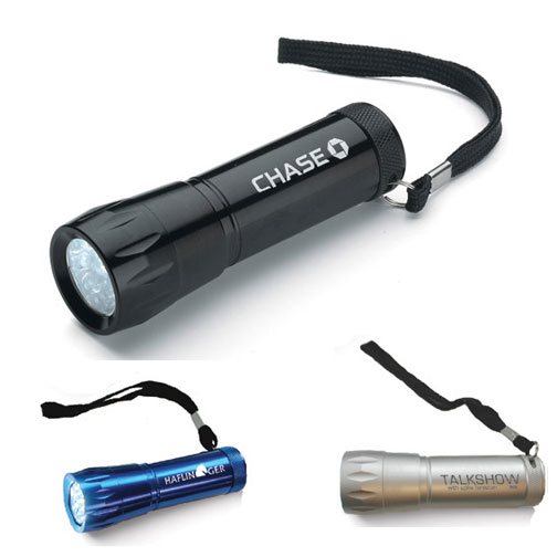 Promotional Bright Mite 9 LED Flashlight