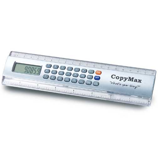 Promotional Calculator Ruler