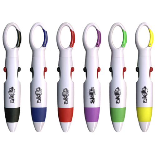 Promotional Carabiner 2-Color Pen
