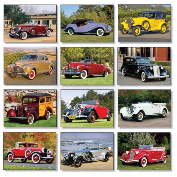 Promotional Classic Cars Calendar