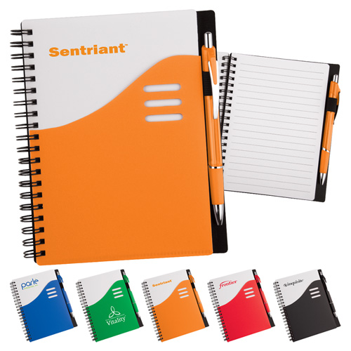 Promotional Color Wave Notebook