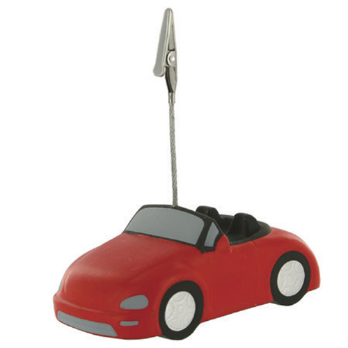 Promotional Convertible Car Memo Holder Stress Ball