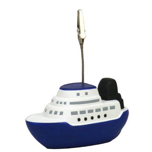 Promotional Cruise Boat Stress Ball Memo Holder