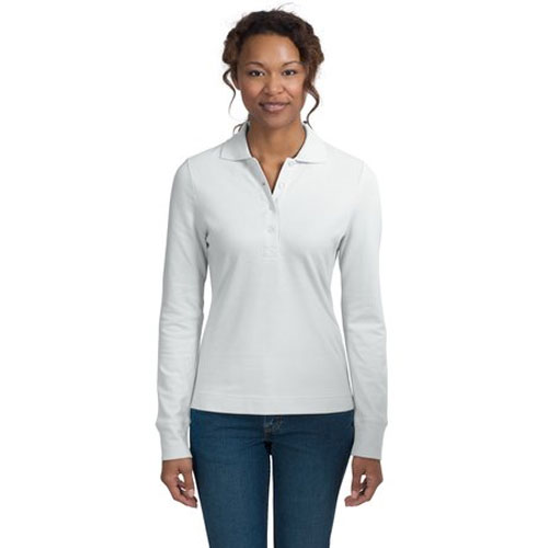 Promotional District Threads® - Junior Ladies Long Sleeve Original Stret