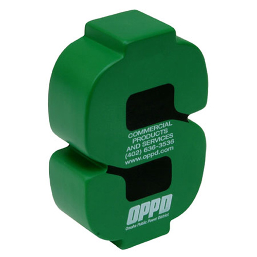 Promotional Dollar Sign Stress Ball
