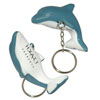 Dolphin Key Chain Stress Ball