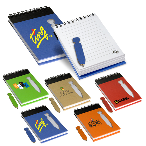 Promotional Eco Jotter with Die-Cut Pen