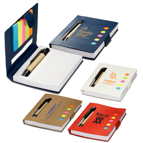 Promotional Eco Stowaway Stocky Jotter with Pen